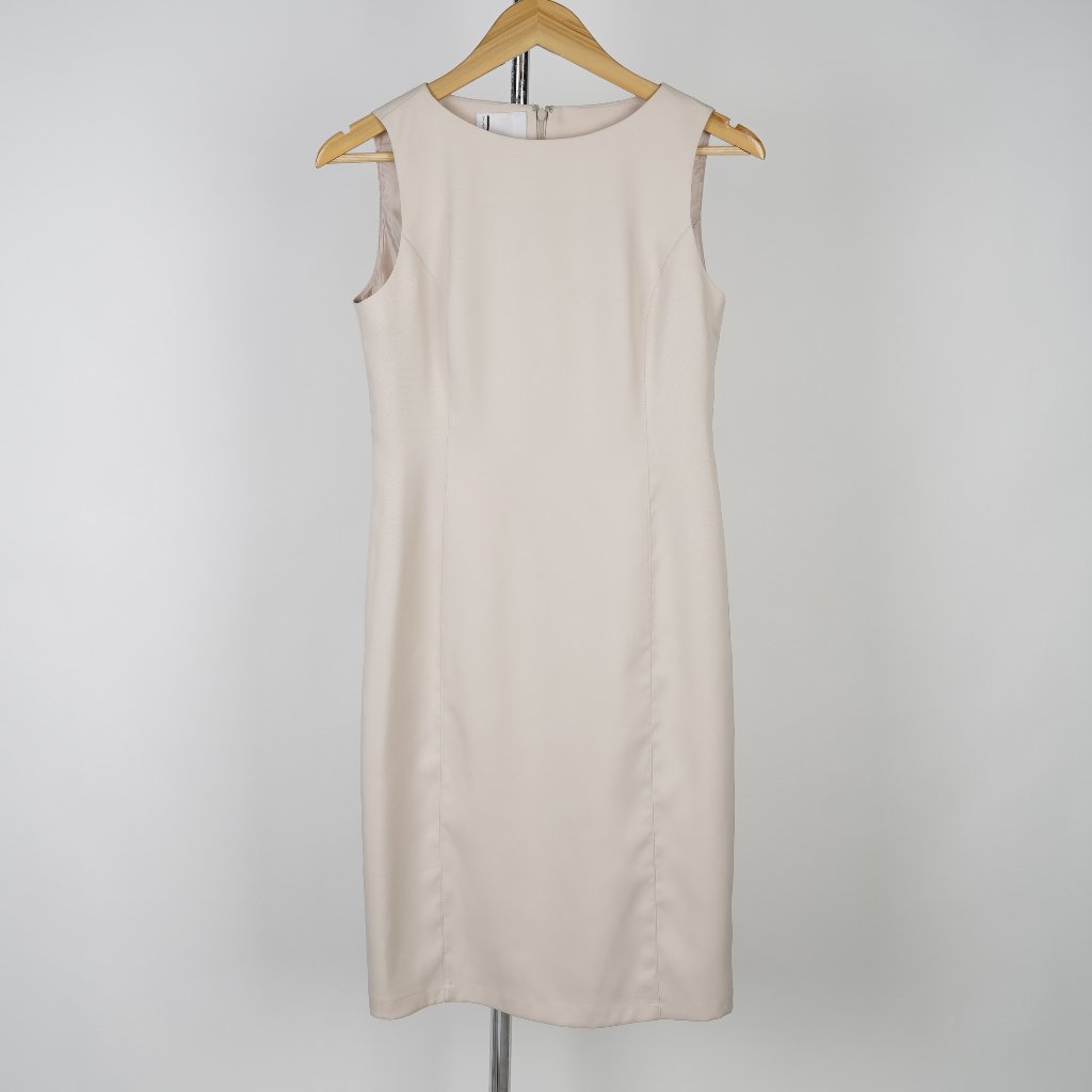 La Mercia Co. Women's Sleeveless Knee-High Dress In Cream Size 6